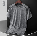 Men and Women's Breathable Camping Tee Shirt, Basic Sports Tops, Male and Female T-Shirts, Drop Shipping, Size Up to 8XL, Summer