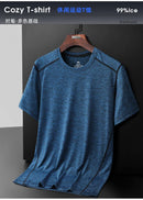 Men and Women's Breathable Camping Tee Shirt, Basic Sports Tops, Male and Female T-Shirts, Drop Shipping, Size Up to 8XL, Summer